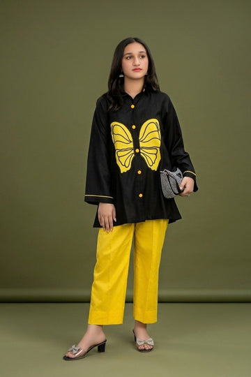 2-Piece Midnight Butterfly suit