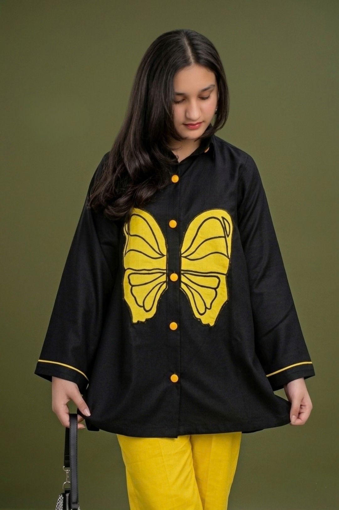 2-Piece Midnight Butterfly suit