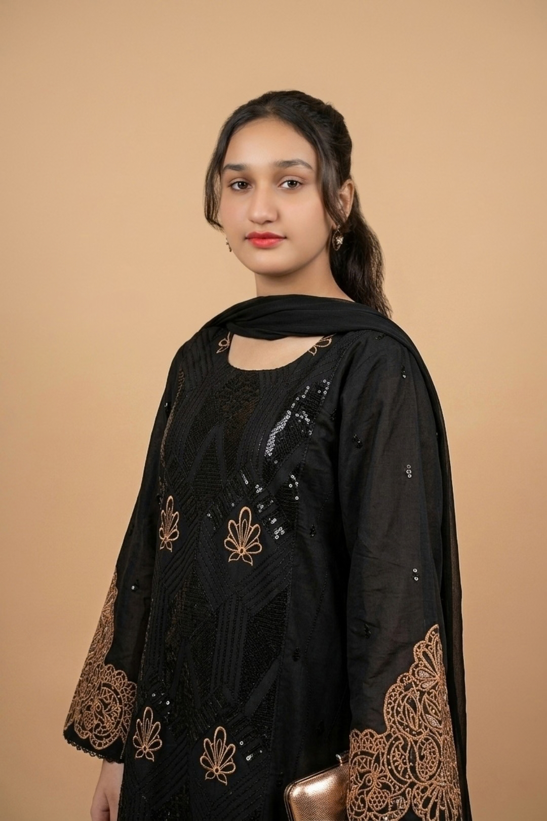 3 PCS Noir Elegance suit