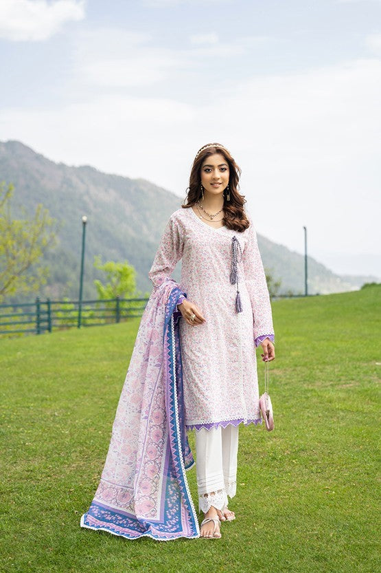 3 Piece Printed Lawn Suit | Traditional Collection