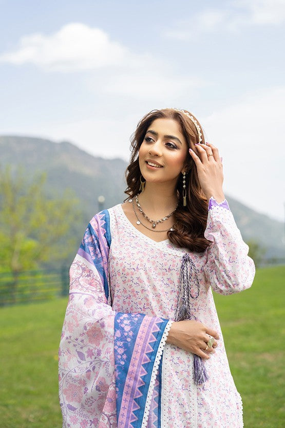 3 Piece Printed Lawn Suit | Traditional Collection