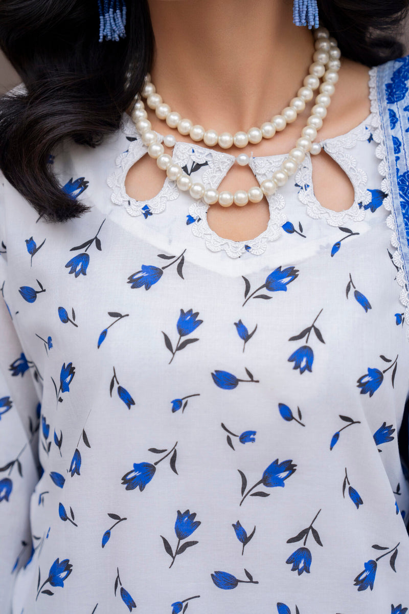 3 Piece Printed Lawn Suit | Traditional Collection