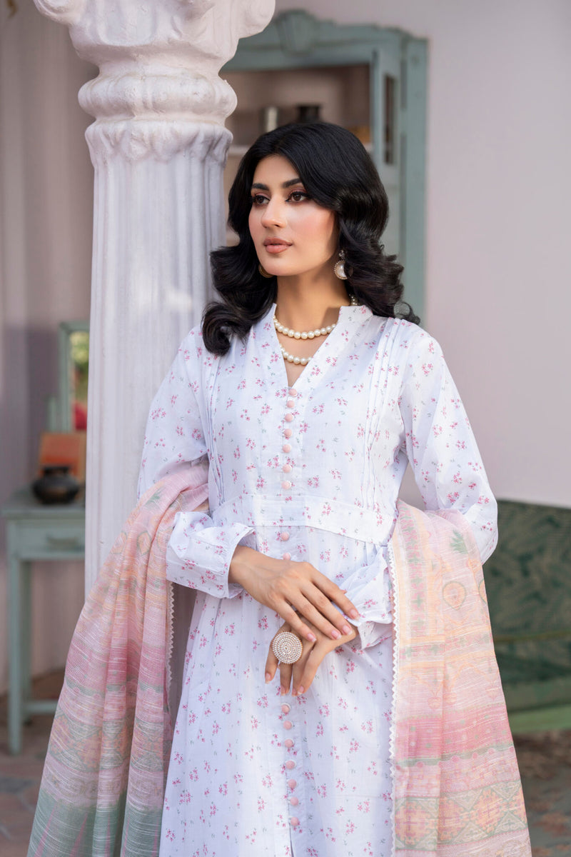3 Piece Printed Lawn Suit | Traditional Collection