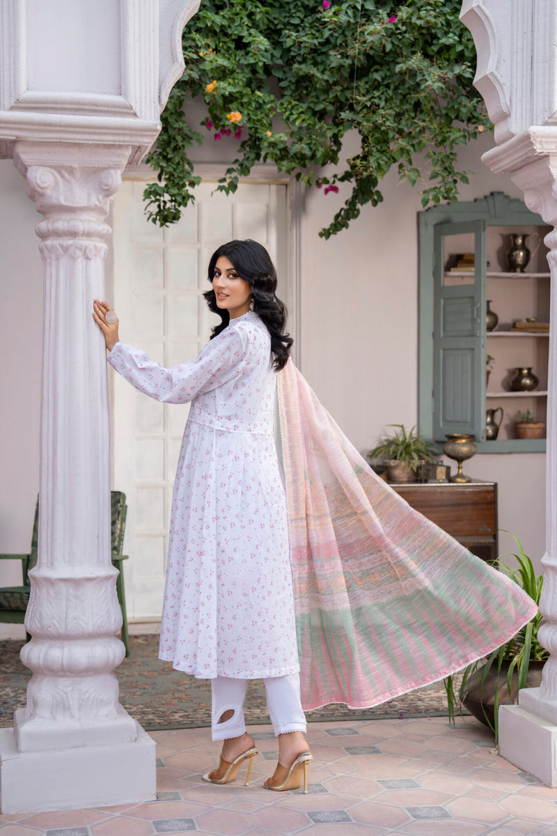 3 Piece Printed Lawn Suit | Traditional Collection