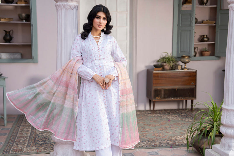 3 Piece Printed Lawn Suit | Traditional Collection