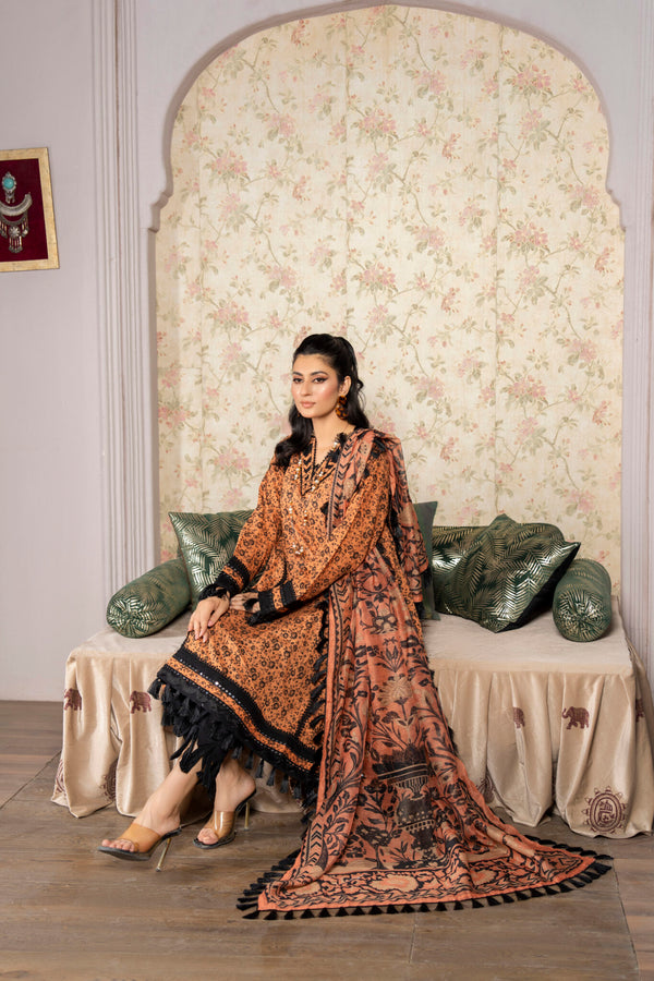 3 Piece Printed Lawn Suit | Casual Wear
