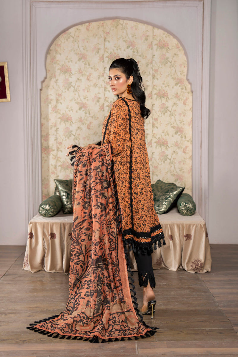 3 Piece Printed Lawn Suit | Casual Wear