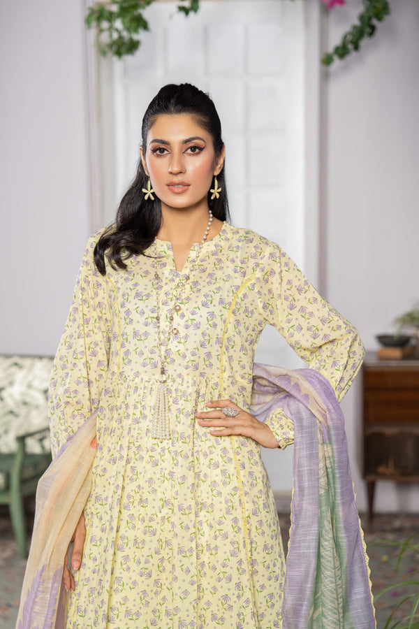 3 Piece Printed Lawn Suit | Casual Wear