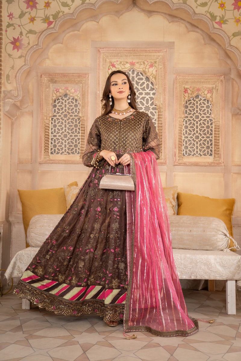 3 Piece Luxury Hand Made Embroidery Suit | Zeenat-E-Husan Collection