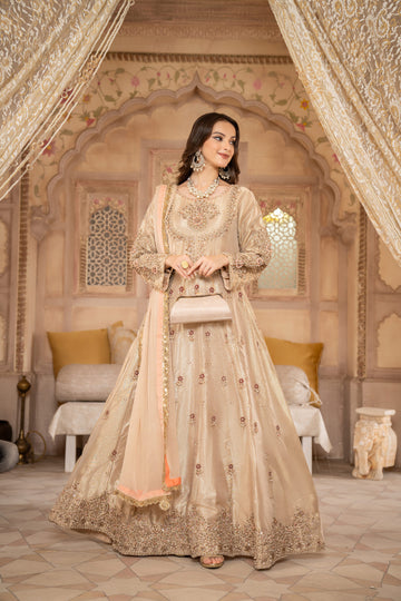3 Piece Luxury Hand Made Embroidery Suit | Zeenat-E-Husan Collection