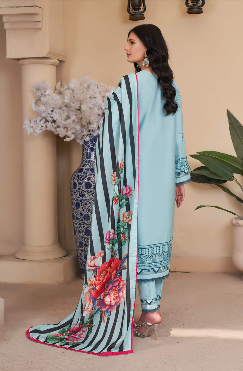 SEA AQUA UN-STITEHED 03 PCS