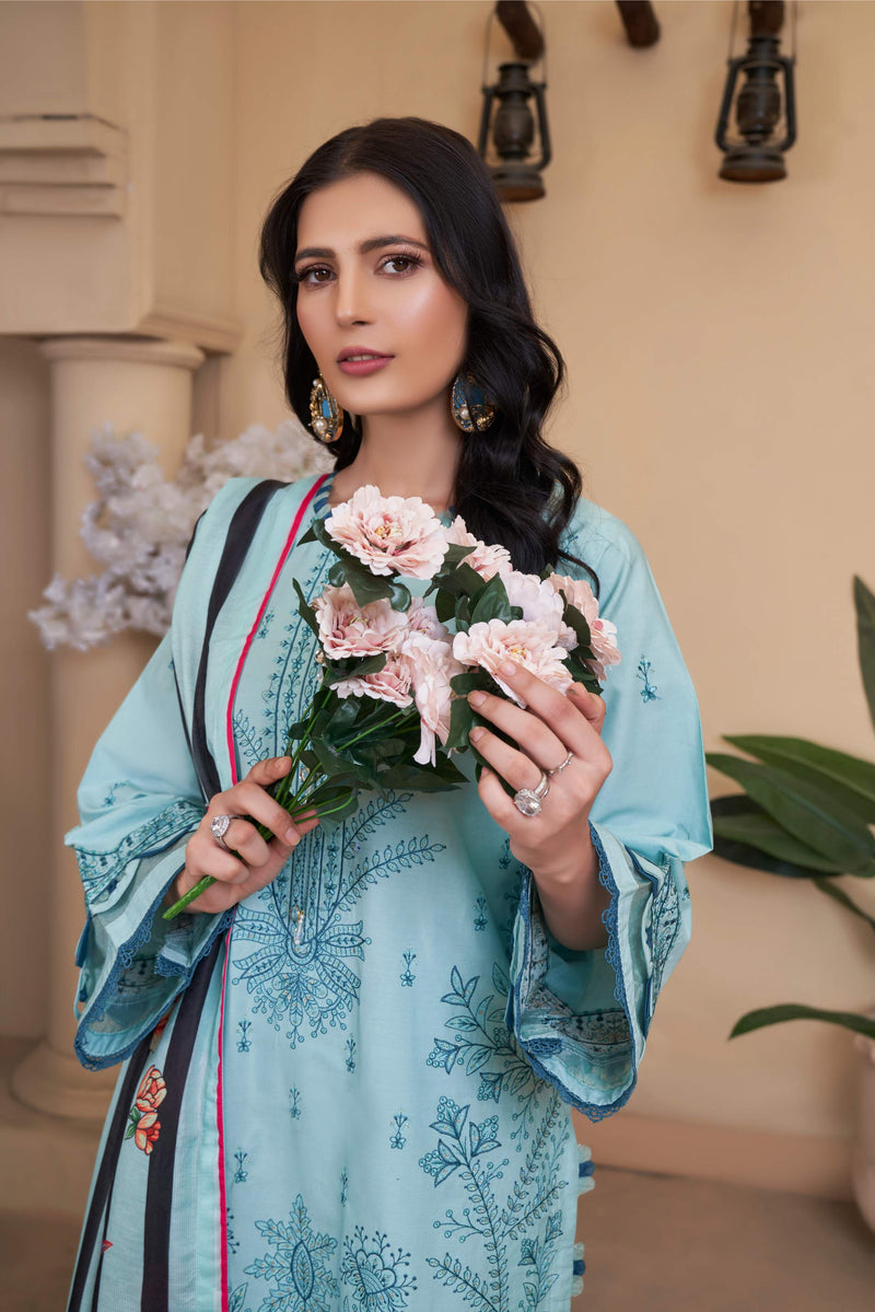 SEA AQUA UN-STITEHED 03 PCS