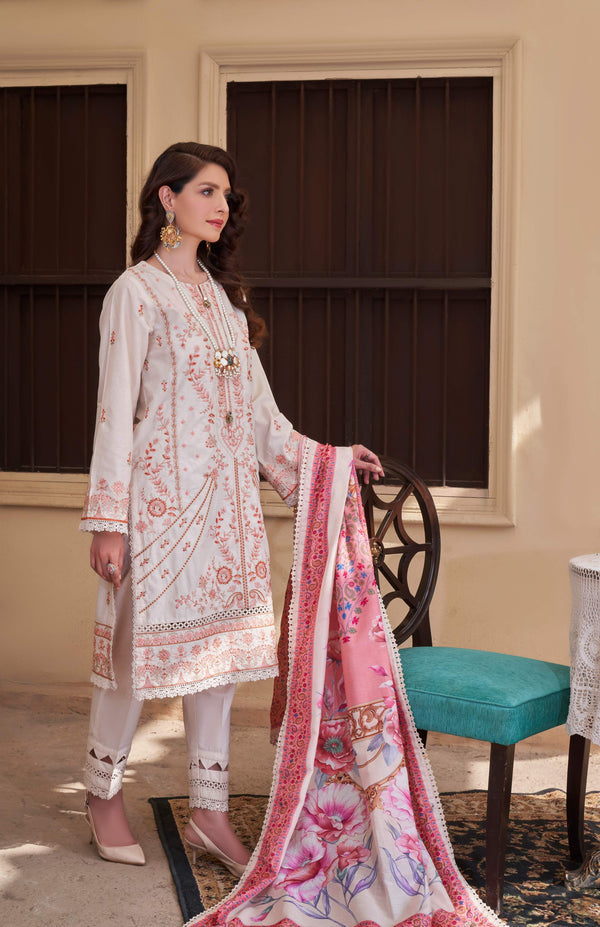 PINK GLAM UN-STITCEHD 03 PCS