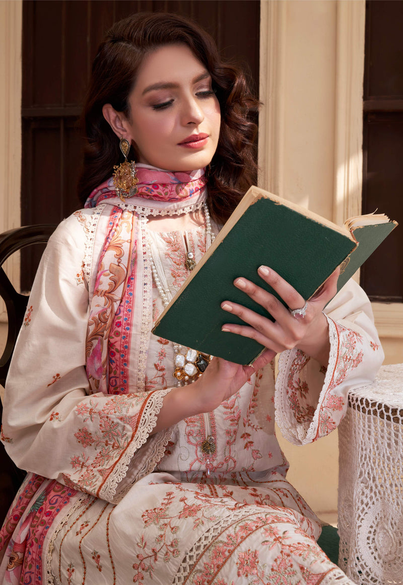 PINK GLAM UN-STITCEHD 03 PCS