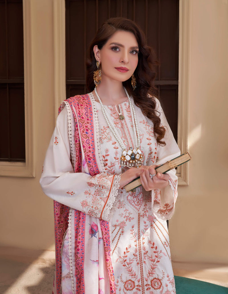 PINK GLAM UN-STITCEHD 03 PCS