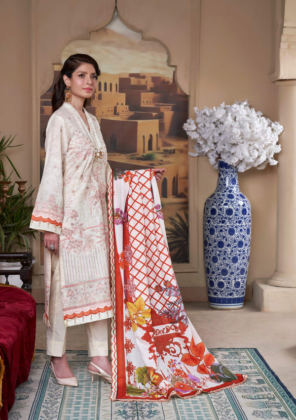 BEIGE BEAUTY UN-STITCEHD 03 PCS