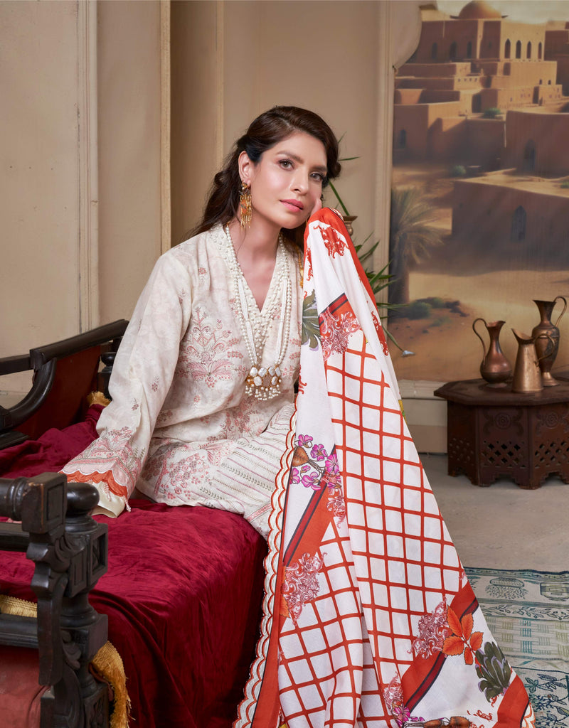 BEIGE BEAUTY UN-STITCEHD 03 PCS