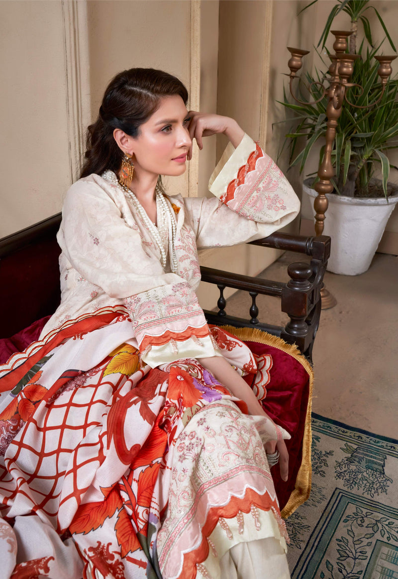 BEIGE BEAUTY UN-STITCEHD 03 PCS