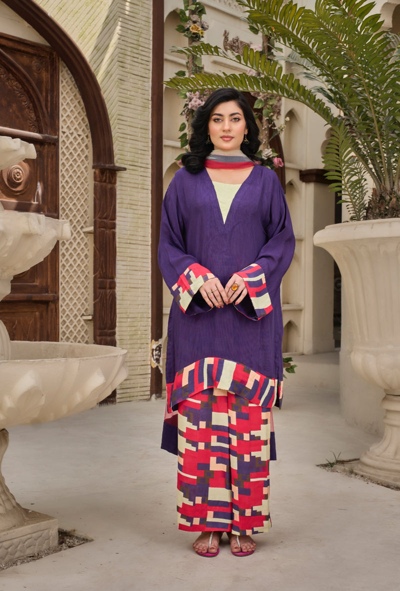 SWEET VOILET SP-PA3-015-25 STITCHED