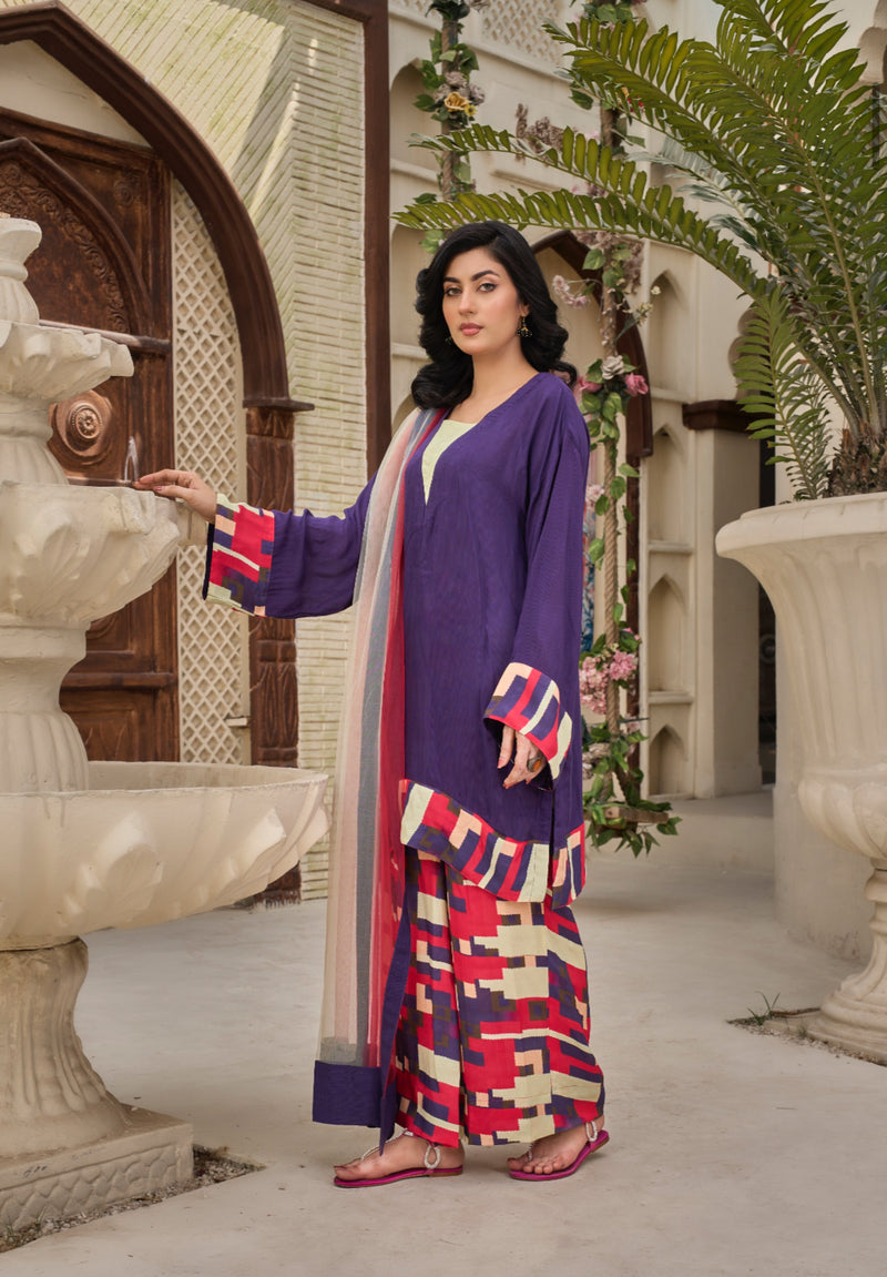 SWEET VOILET SP-PA3-015-25 STITCHED