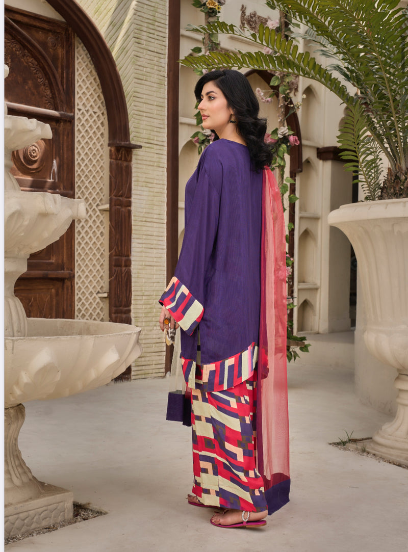 SWEET VOILET SP-PA3-015-25 STITCHED