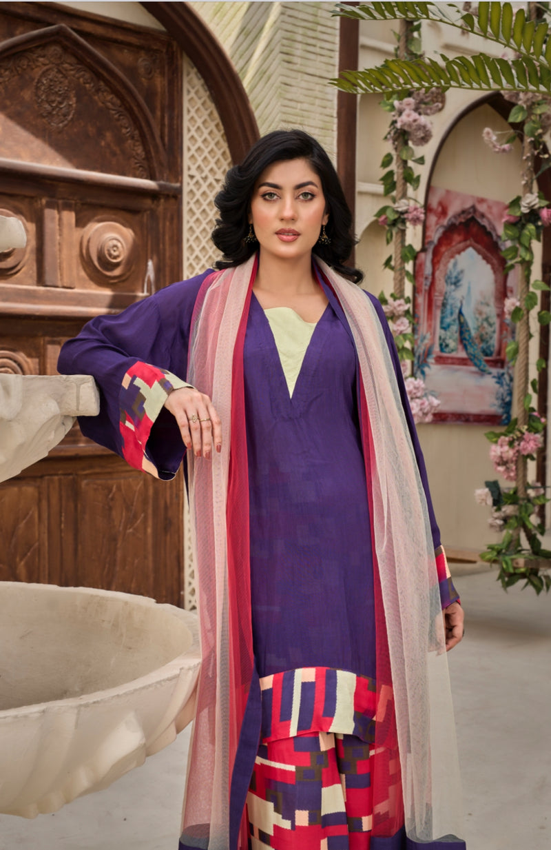 SWEET VOILET SP-PA3-015-25 STITCHED