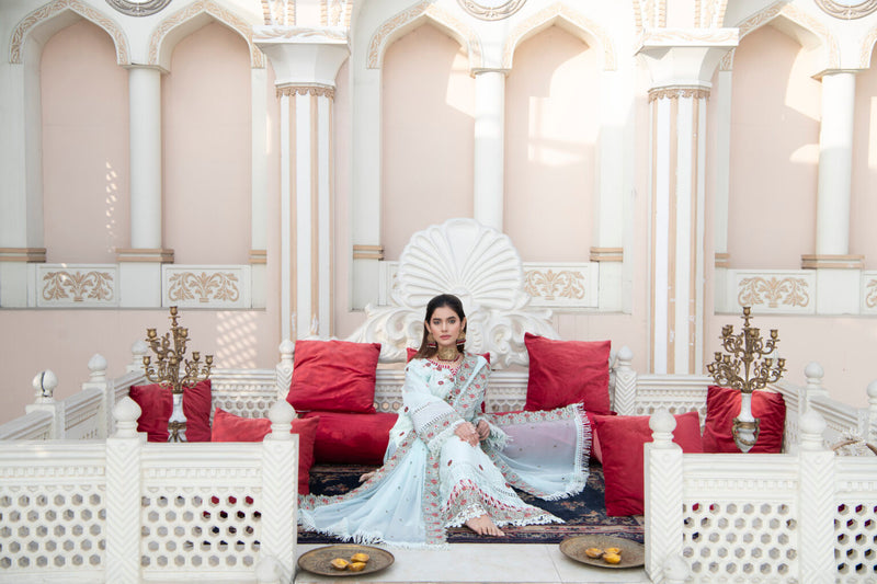 3 Piece Embroidery Lawn Suit - Urban Look