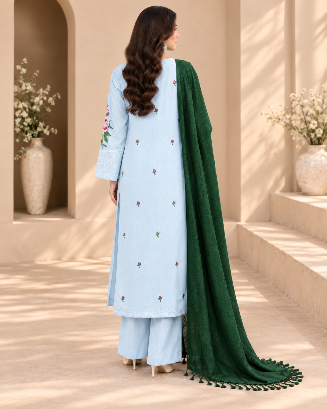 Sky Blue Viscose