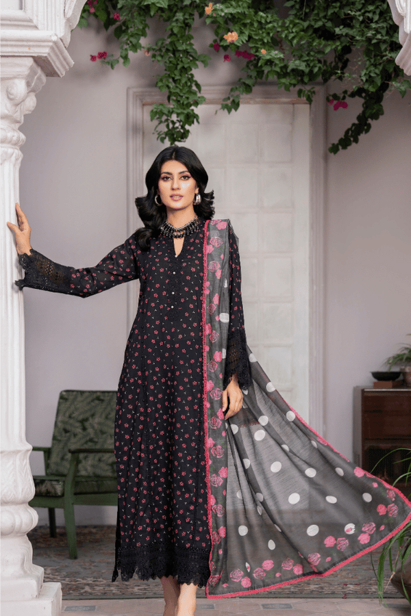 3 Piece Printed Lawn Suit | Traditional Collection