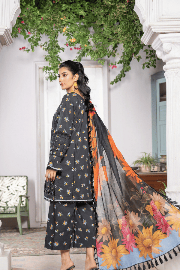 3 Piece Printed Lawn Suit | Casual Wear