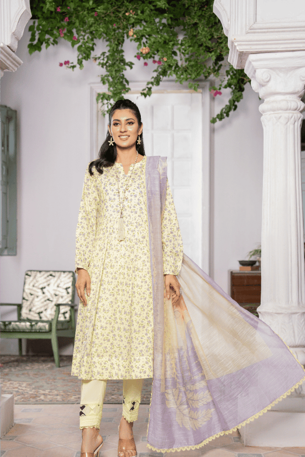 3 Piece Printed Lawn Suit | Casual Wear