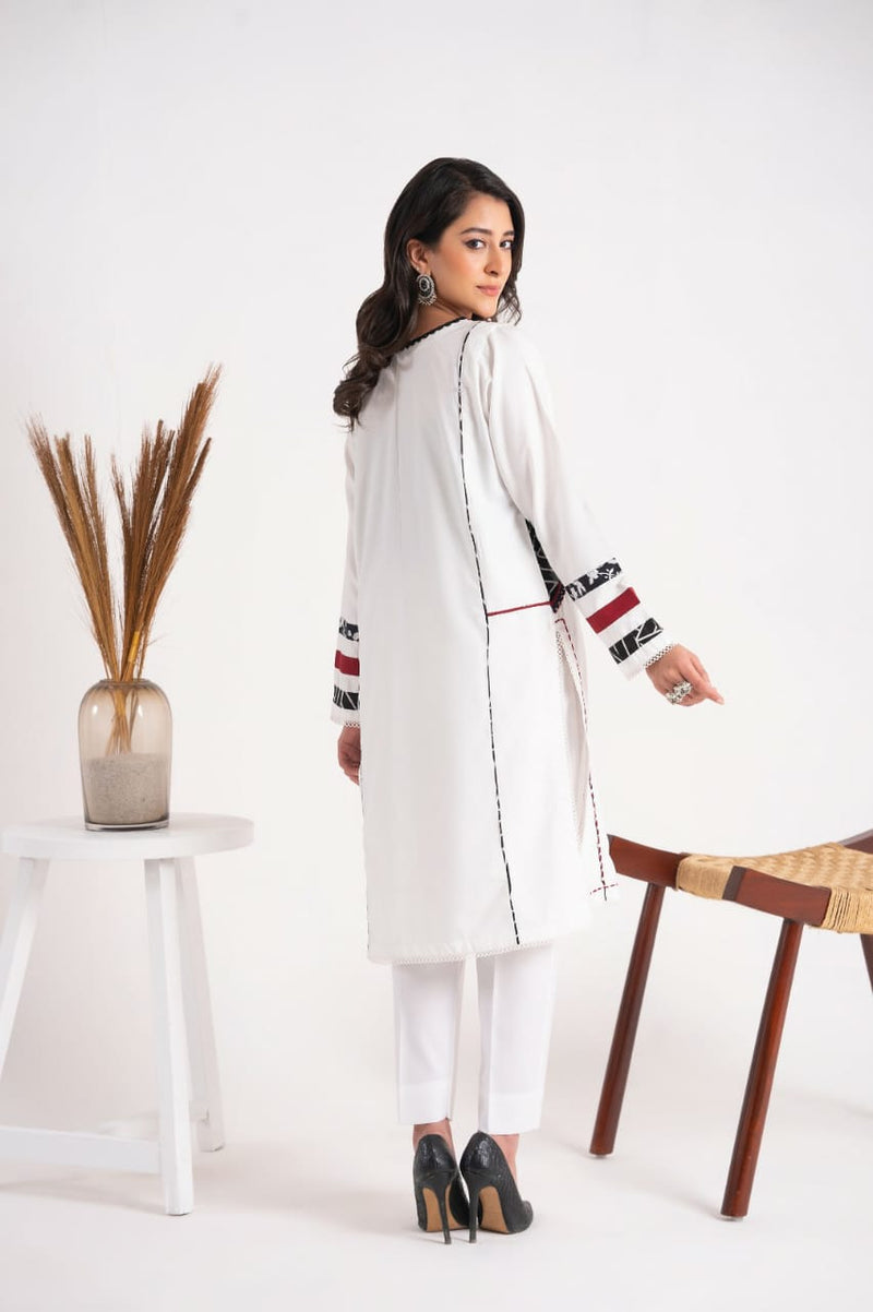 2 Piece Plain Dyed | Linen Attire |