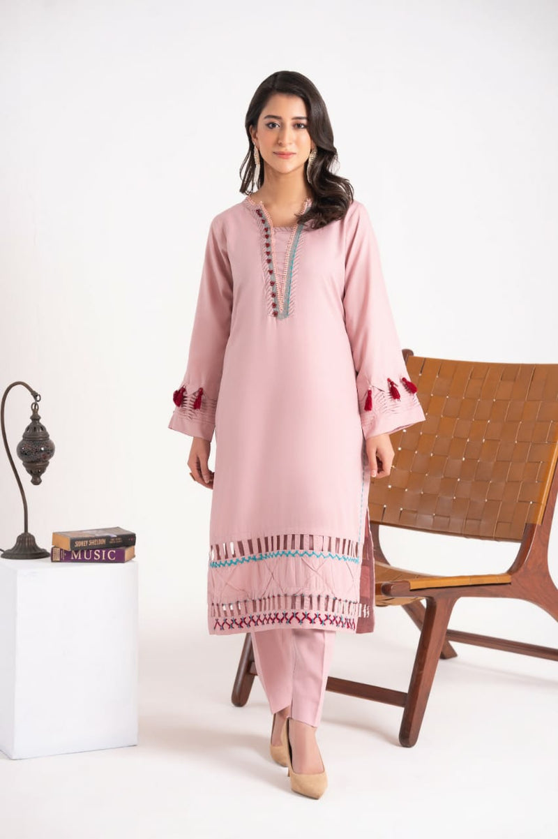 2 Piece Plain Dyed Linen Suite