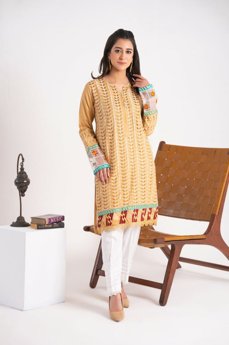 2 Piece Embroidery Linen Suit | Linen Attire Collection