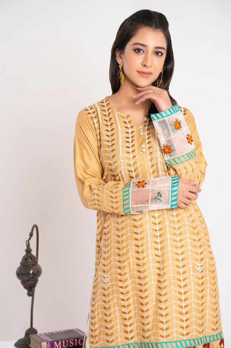 2 Piece Embroidery Linen Suit | Linen Attire Collection